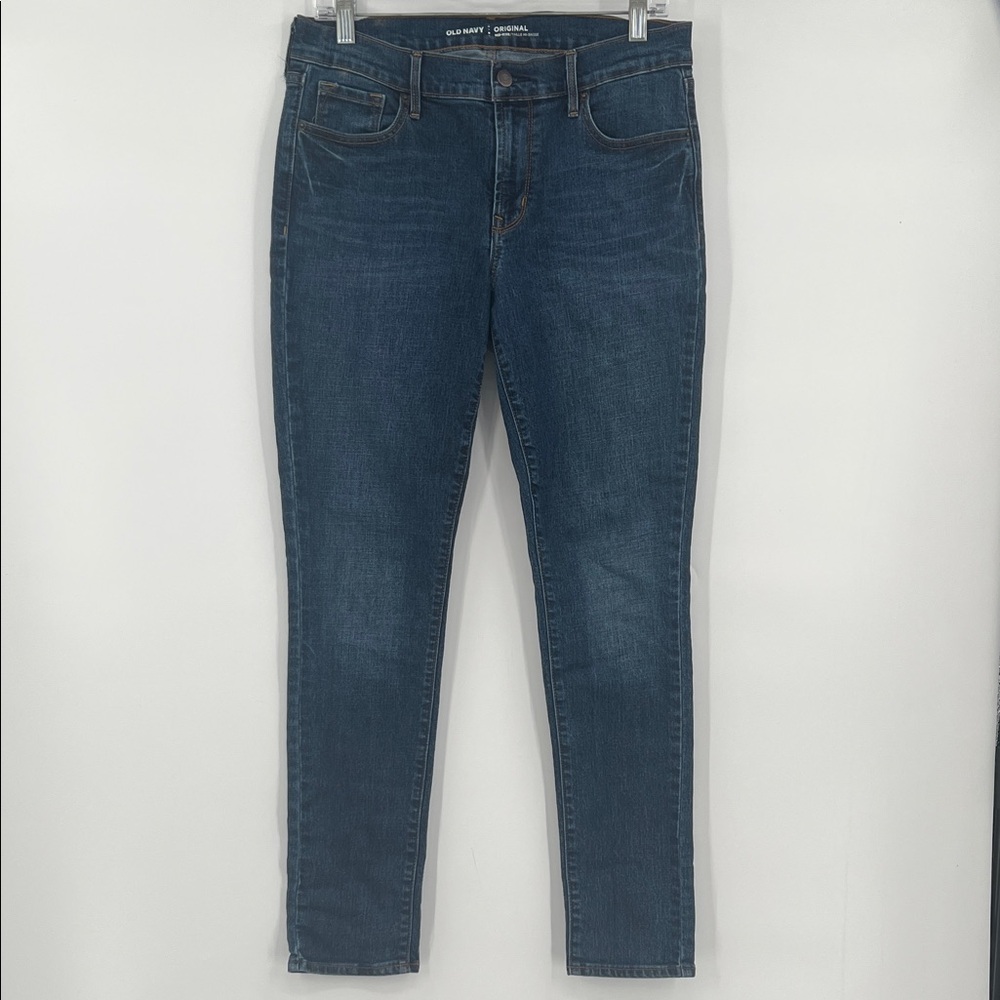 Size 8  Old Navy Women's Dark Blue Skinny Jeans